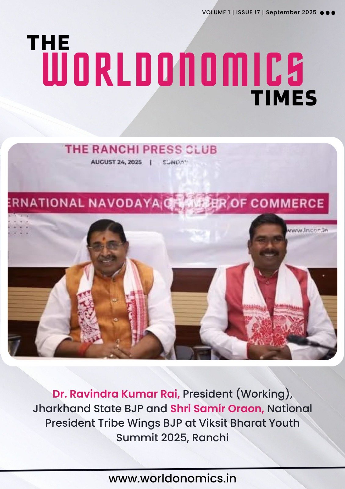 The Worldonomics Times | Volume 1 | Issue 17 | September  2025