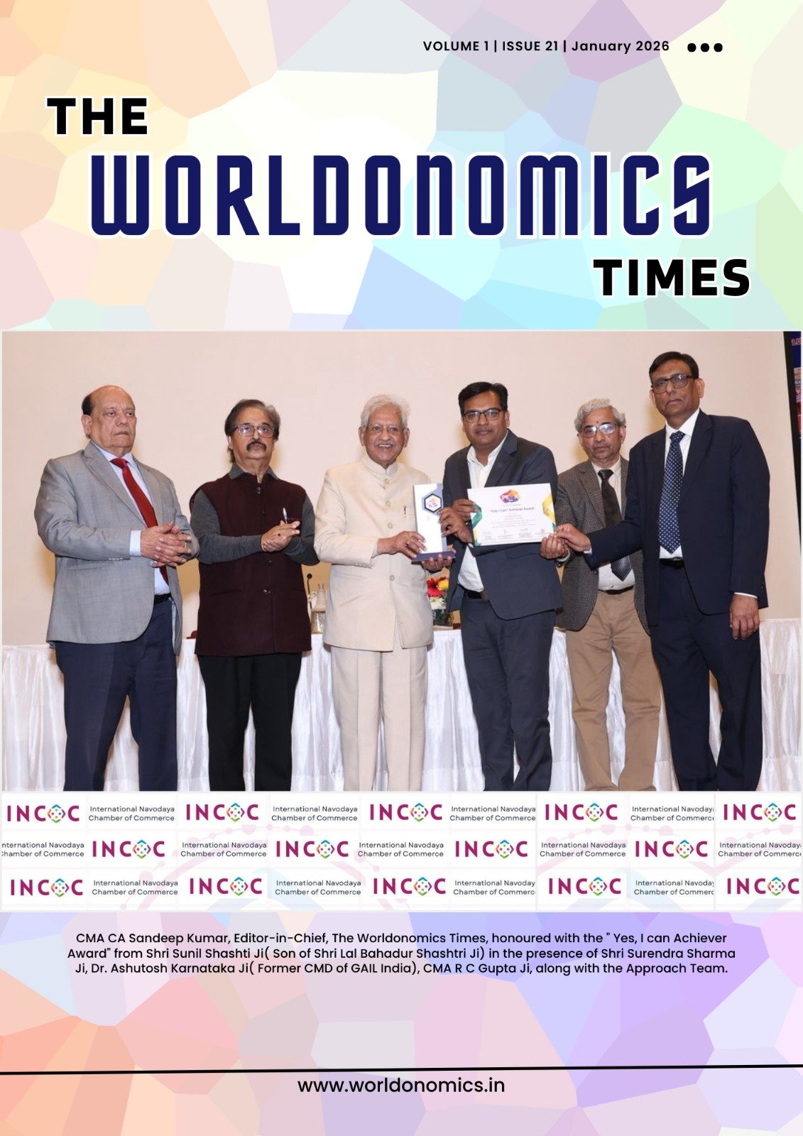 The Worldonomics Times | Volume 1 | Issue 21 | Januray 2026