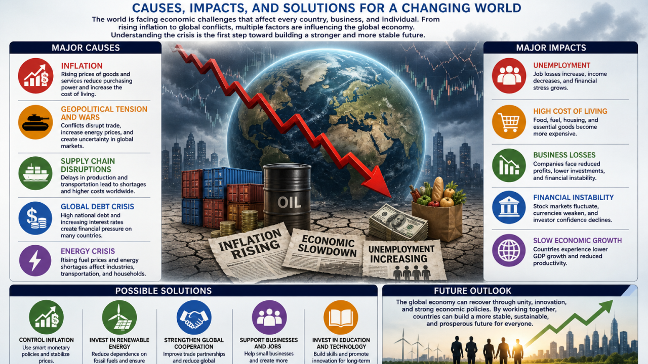 Global economic growth faces trade and geopolitical pressures