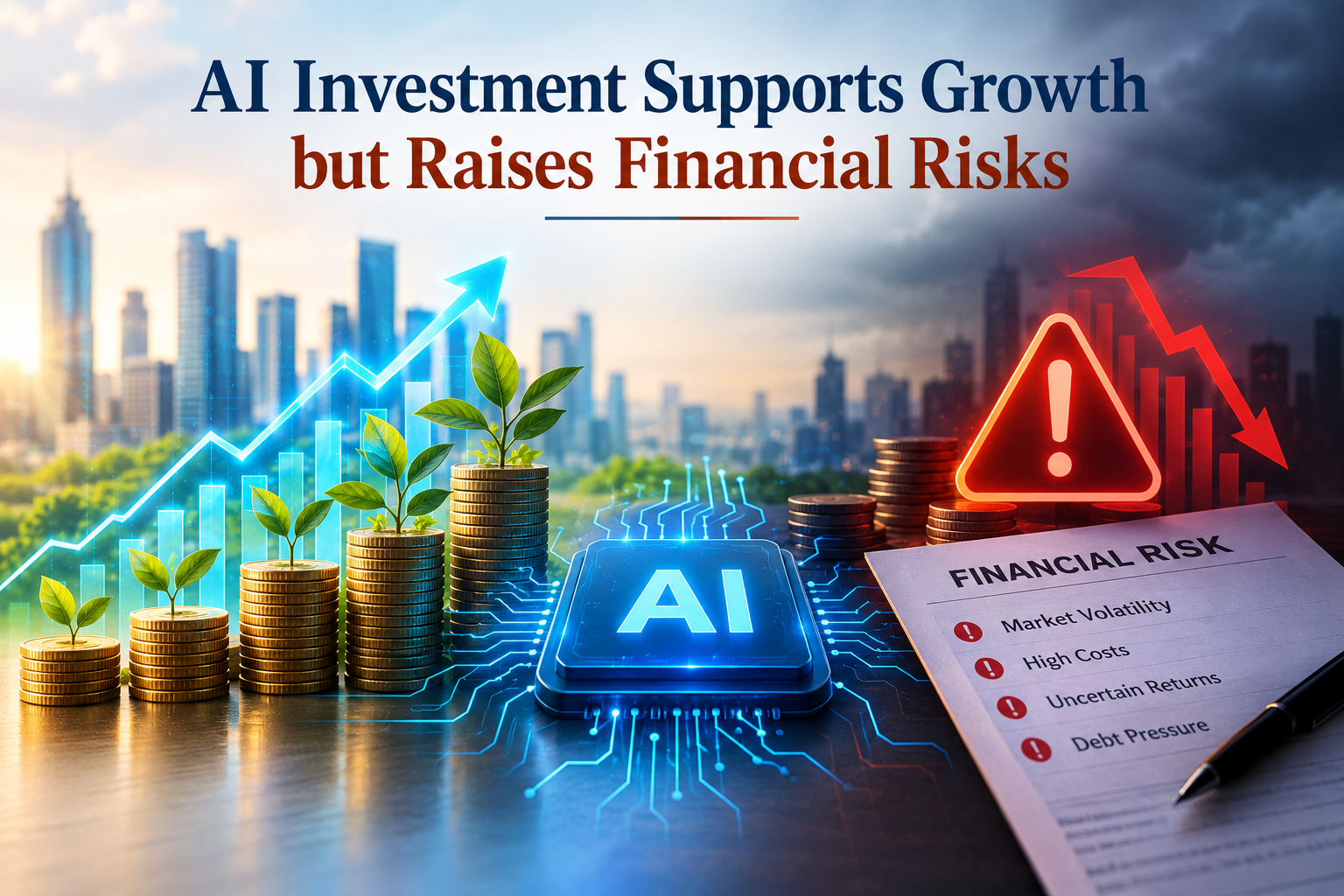 AI Investment Supports Growth but Raises Financial Risks