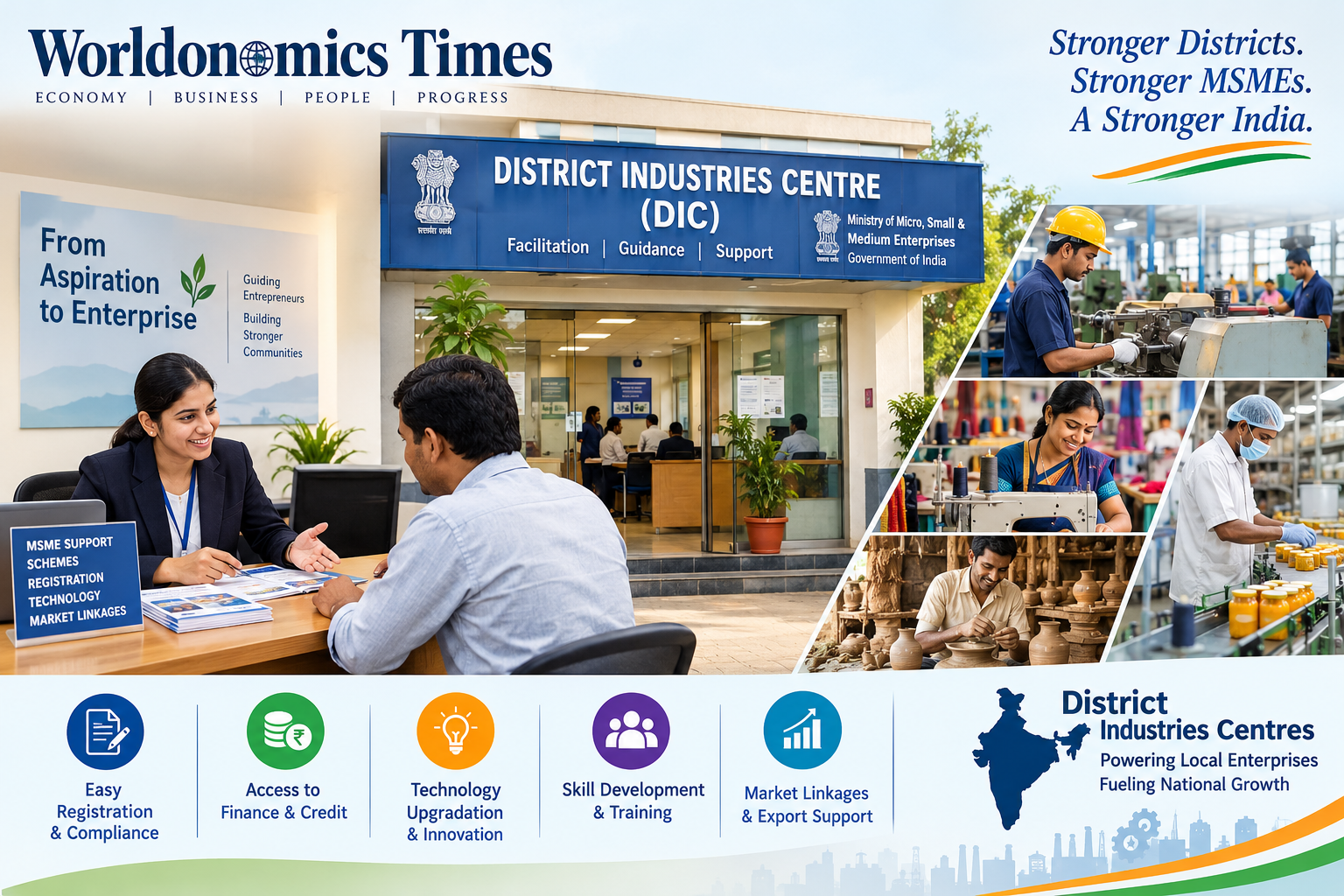 District Industrial Centres: Strengthening India’s MSME Ecosystem from the Ground Up