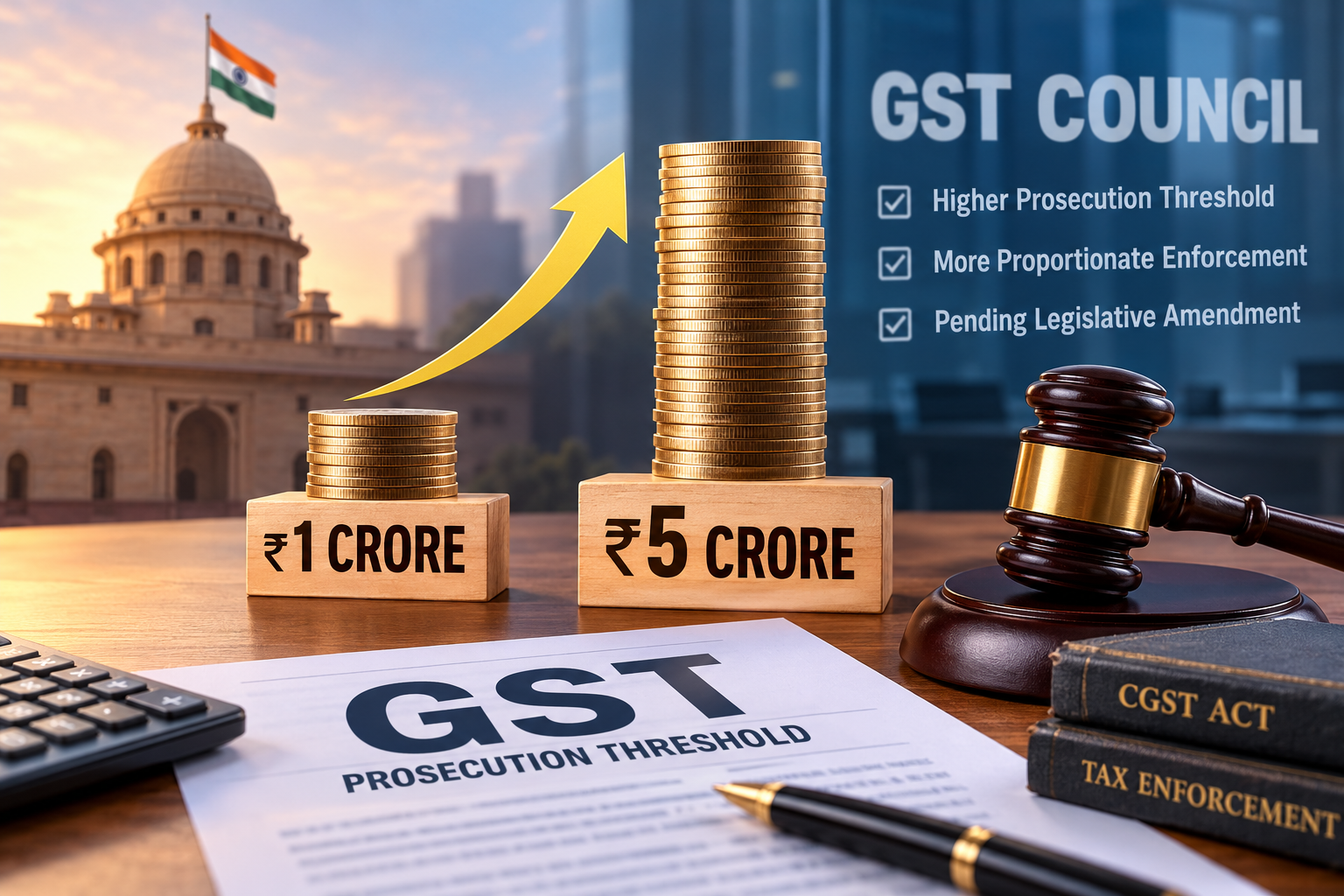 GST Prosecution Threshold: Why the Proposed ₹5 Crore Limit Needs Legislative Backing